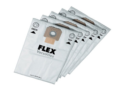 Flex Power Tools 329.630 Fleece Filter Bags (Pack 5) Flxvce35fbag