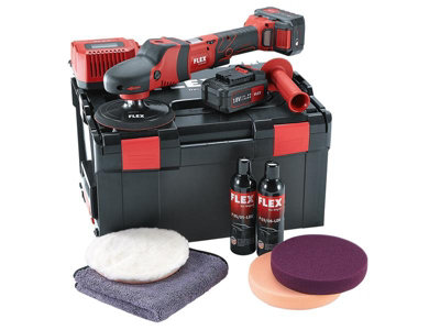 Flex Red-Black Cordless Polisher Pe 150 18.0-Ec/5.0 Set - Image 10