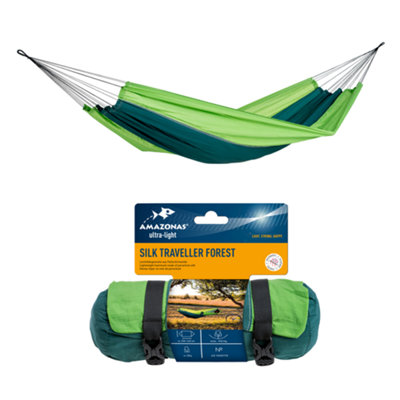AMAZONAS Silk Traveller Ultralight HammockForest from B&Q