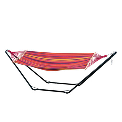 Amazonas Beach Hammock And Stand Set Single