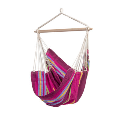 Amazonas Brasil Hanging Hammock ChairGrenadine from B&Q