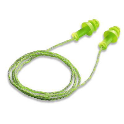 uvex 2111212 Whisper+ Ear Plugs 27 dB Reusable 50 Pairs with Cord - Image 2