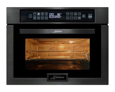 Kaiser Grand Chef Compact Combi Microwave Oven & Grill (Black) Black