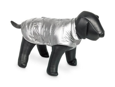 Nobby Olivia Dog Coat Silver 48Cm from B&Q