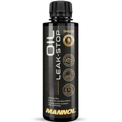 Mannol Oil Leak-Stop Engine Oil Additive Restores Elasticity Seals Gasket 300Ml from B&Q