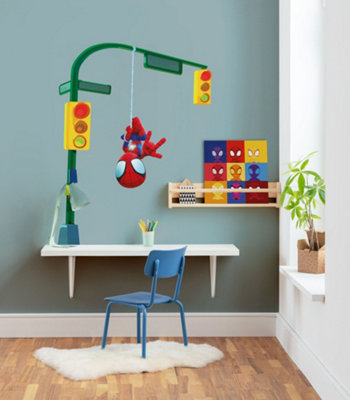 Komar Marvel Spidey & His Amazing Friends Lamp Swing Wall Tattoo from B&Q