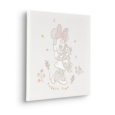 Komar Disney Minnie Mouse Cuddle Time Canvas40Cm X 40Cm from B&Q
