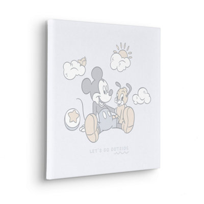 Komar Disney Mickey Mouse Let's Go Outside Canvas40Cm X 40Cm from B&Q
