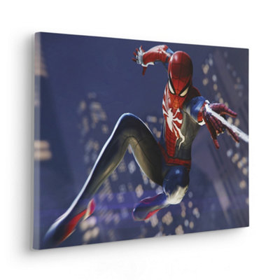 Komar Marvel Spider-Man Web Shoot Canvas60Cm X 40Cm from B&Q