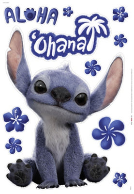 Komar Disney Lilo And Stitch Live Action Ohana Wall Stickers from B&Q