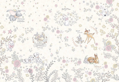Komar Disney Best Of Friends Unpasted Wall Mural On Paper 368 Cm X 254 Cm from B&Q