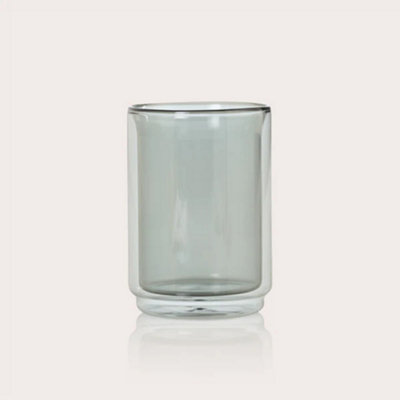 B&Q -  Impact Double-Walled Glass Mug 500MlClear