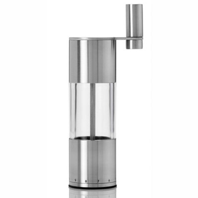 B&Q -  Crank Mill Select Pepper Or Salt MillSilver