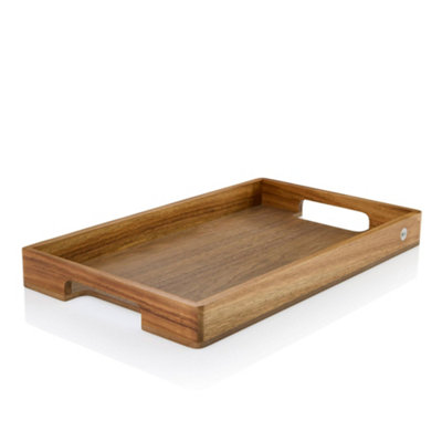 Adhoc Acacia Wood Rectangle Serving TrayBrown from B&Q