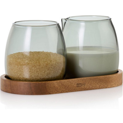 Adhoc Yuna 3 Piece Milk And Sugar Set from B&Q