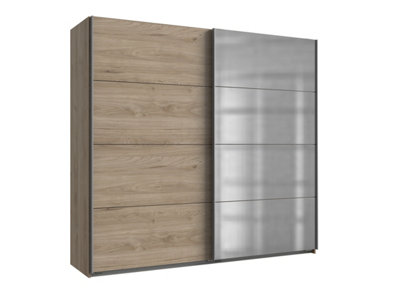 Dublin Oak 2 Door Sliding Wardrobe from B&Q