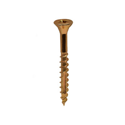 Ulti-Mate Woodscrews Pozisquare Double Csk Zyp 3.0 X 25mm9Ultimate/015Box Of 200 from B&Q