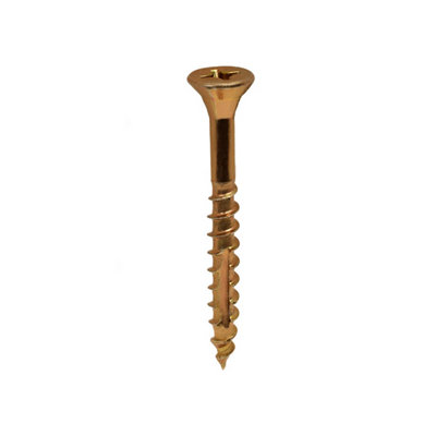 Ulti-Mate Woodscrews Pozisquare Double Csk Zyp Ce5.0 X 70mm9Ultimate/105Box Of 200 from B&Q