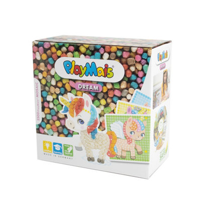 Playmaise Mosaic Dream Unicorn Childrens Natural Maize Crafting Eco Activity Toy from B&Q