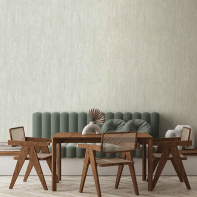 Galerie Tropical Collection Pine Nut Tuvalu Plain Texture Effect Design Wallpaper Roll from B&Q