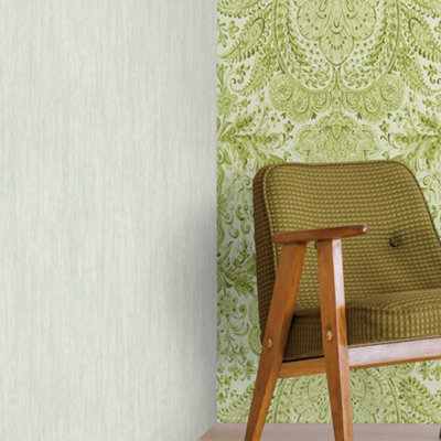 Galerie Tropical Collection Coconut Tuvalu Plain Texture Effect Design Wallpaper Roll from B&Q