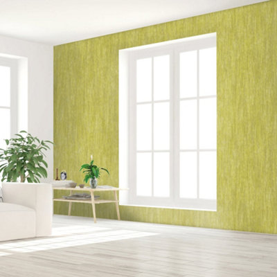 Galerie Tropical Collection Pineapple Tuvalu Plain Texture Effect Design Wallpaper Roll from B&Q