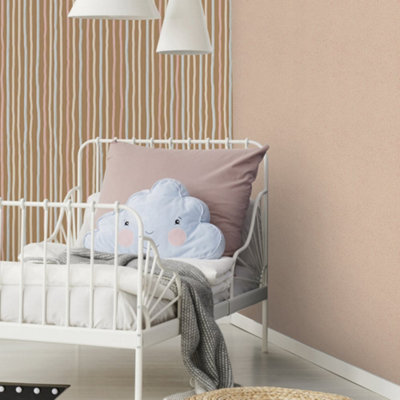Galerie Great Kids Beige Smooth Glitter Mini Dots Wallpaper Roll from B&Q
