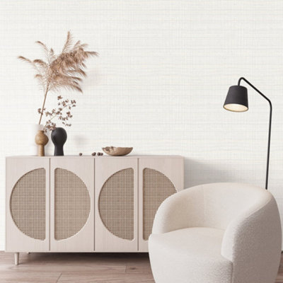 Galerie Salt Fondo Himalayan Salt Wild Grass Effect Wallpaper Roll from B&Q