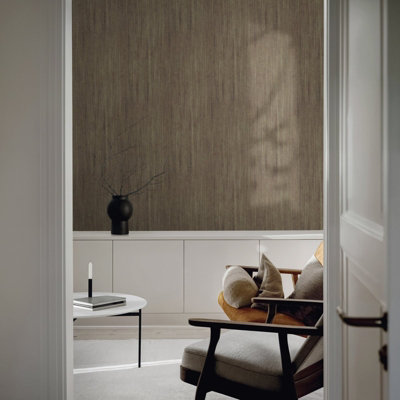 Galerie Cerra Green Riva Stripe Wallpaper from B&Q