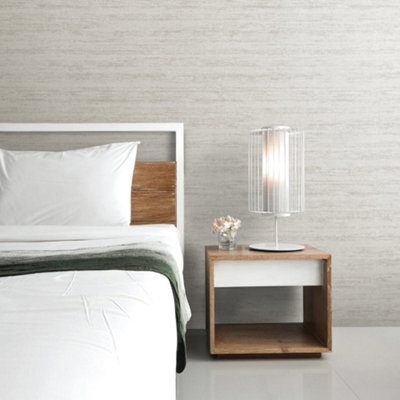 Galerie Urban Classics Frost Grey Monti Horizontal Abstract Texture Wallpaper Roll from B&Q