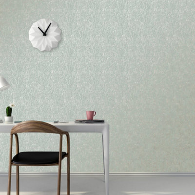 Galerie Slow Living Frost Mint Holistic Metallic Abstract Texture Wallpaper Roll from B&Q