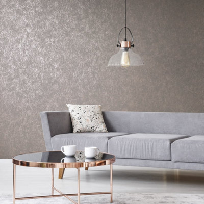 Galerie Slow Living Dusty Lilac Holistic Metallic Abstract Texture Wallpaper Roll from B&Q