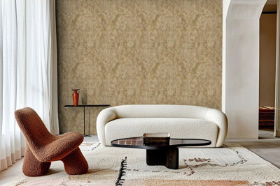 Galerie Cerra Gold Fleur Damask Wallpaper from B&Q