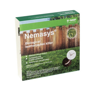 Nemasys Leatherjacket Killer Spring Nematode TreatmentTreats 100 Sq.m For Lawn Grub Control from B&Q