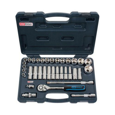 Mehr Ks 1/2" Chromeplus Socket Set K918.0635 Qty 1 Set from B&Q