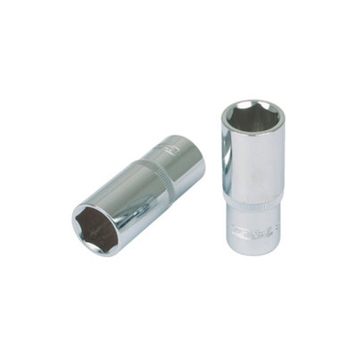 Mehr 1/2" Chrome Plus Socket Deep 15mm Qty 1 Ks Tools from B&Q