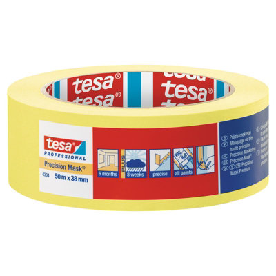 Tesa 4334 Precision Masking Tape 38mm X 50M from B&Q