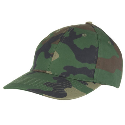 Mfh Baseball Cap Woodland Camo from B&Q