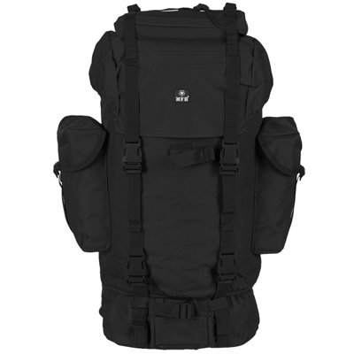 Mfh German Army Rucksack 65L Black from B&Q