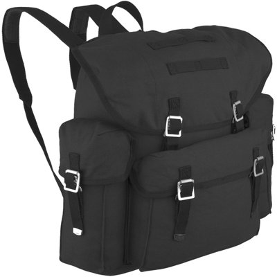 MFH Old German Army Rucksack Black from B&Q