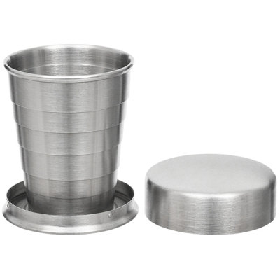 Mfh Stainless Steel Telescopic Drinking Cup 40Ml from B&Q
