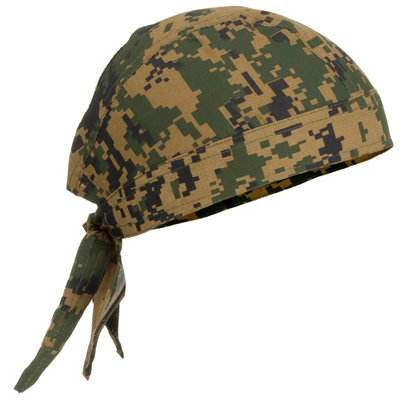 Mfh Headwrap Digital Woodland Camo from B&Q