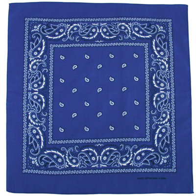 Mfh Bandana Cotton Royal White