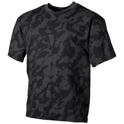 Mfh T-Shirt Night Camo Size Large from B&Q
