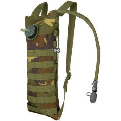 Mfh Hydration Bladder And Carrier Molle Woodland from B&Q