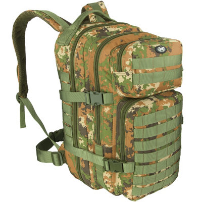 Mfh Outdoor Backpack I Vegetato Woodland from B&Q