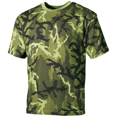 Mfh T-Shirt Czech Woodland Size Large from B&Q
