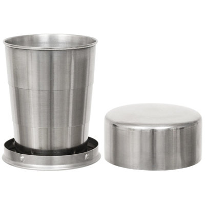 Mfh Stainless Steel Telescopic Drinking Cup 150Ml from B&Q