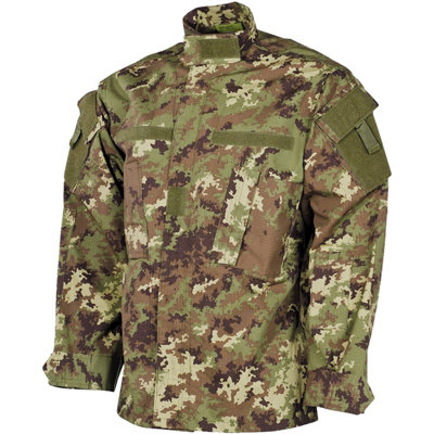 Mfh Acu Ripstop Field Jacket Vegetato Woodland Size Xx Large from B&Q