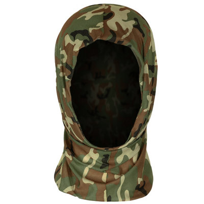 Mfh Neck Gaiter Scarf Woodland Camo from B&Q